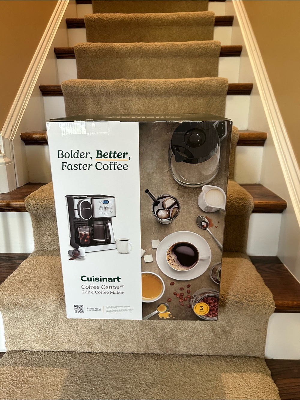 Cuisinart 2-in-1 Coffee Center - Black and Silver